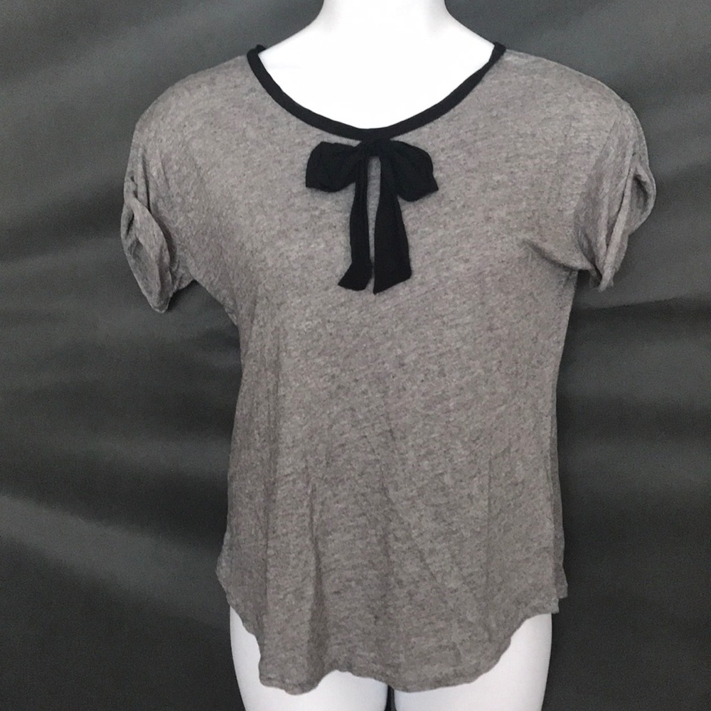 J. Crew bow short sleeved t shirt